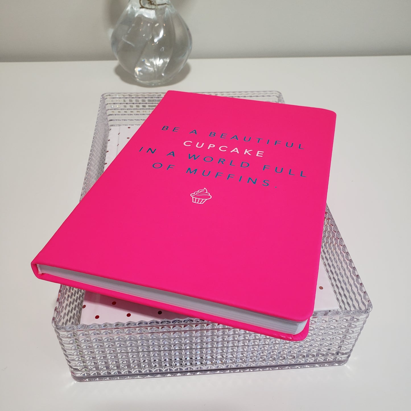 Be a beautiful cupcake notebook