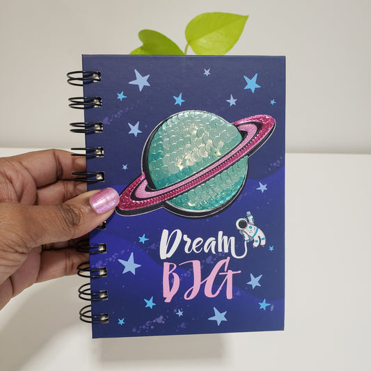 Dream big Saturn notebook