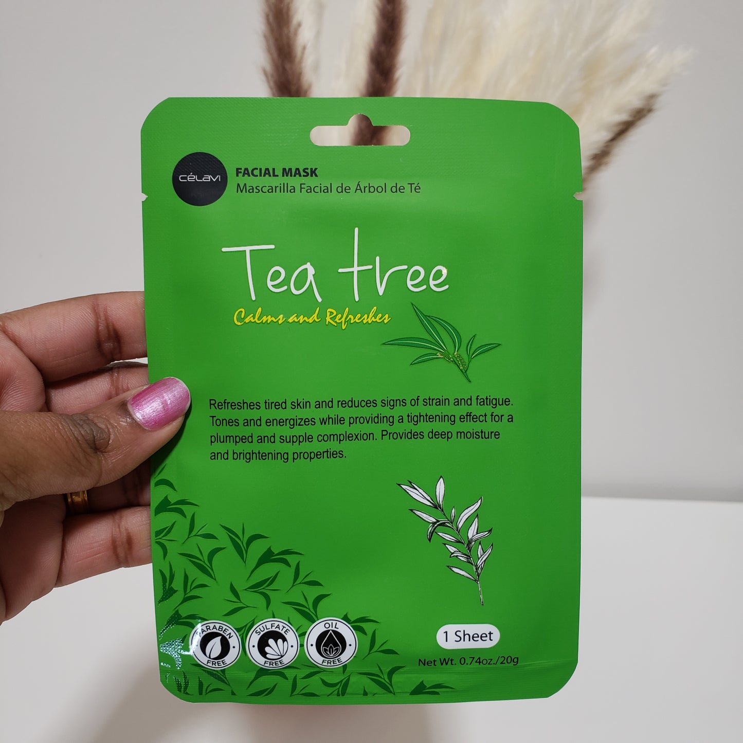 Tea tree facial mask