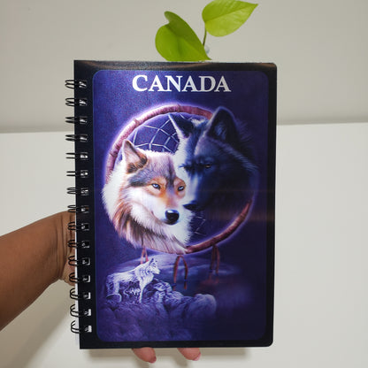 5D Canada wolf notebook