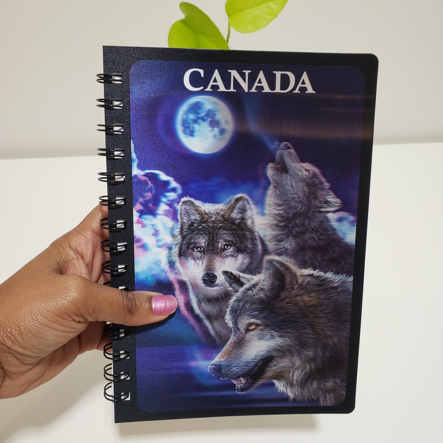 5D Canada wolves notebook