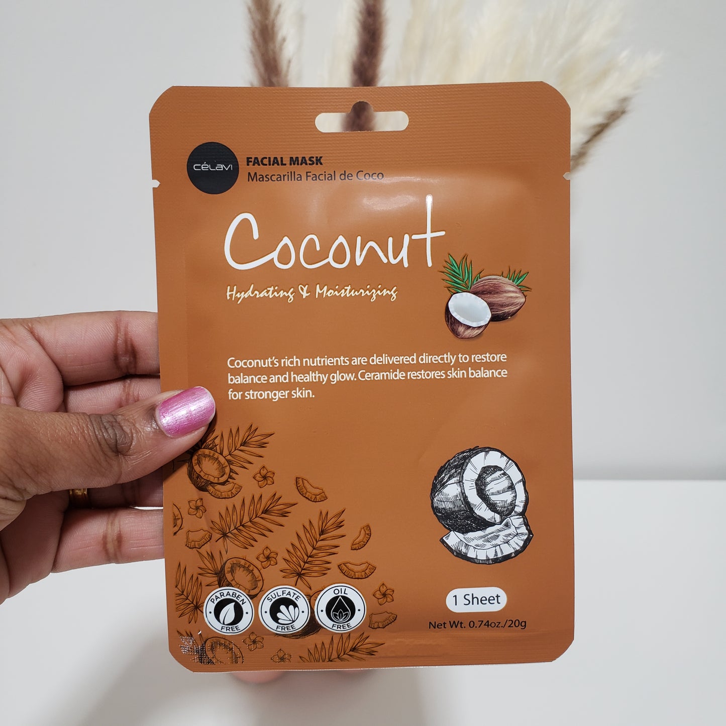 Coconut facial mask