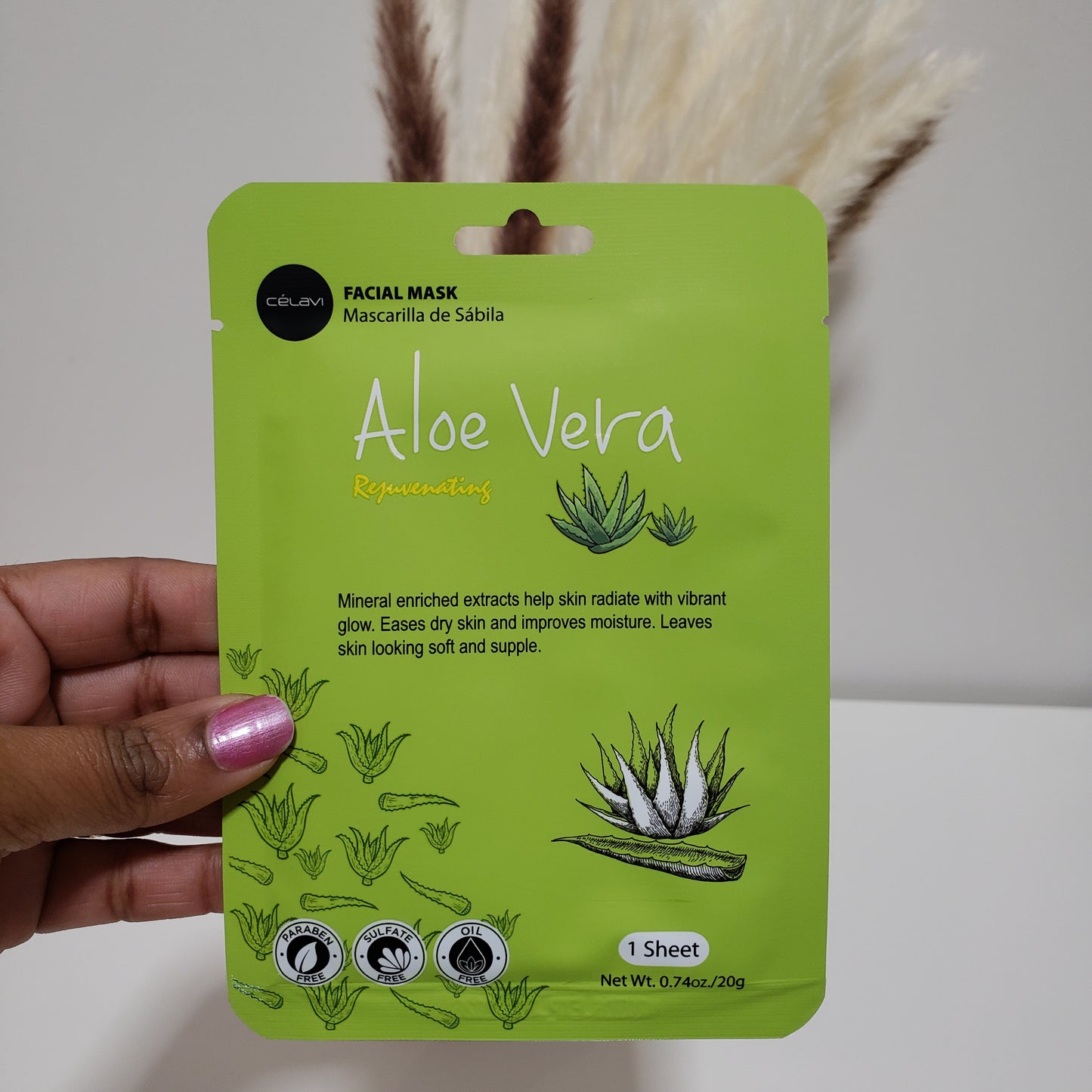 Aloe vera facial  mask